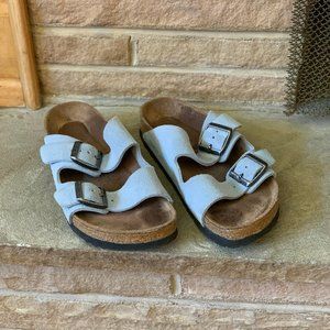 Birkenstock Arizona pale blue suede